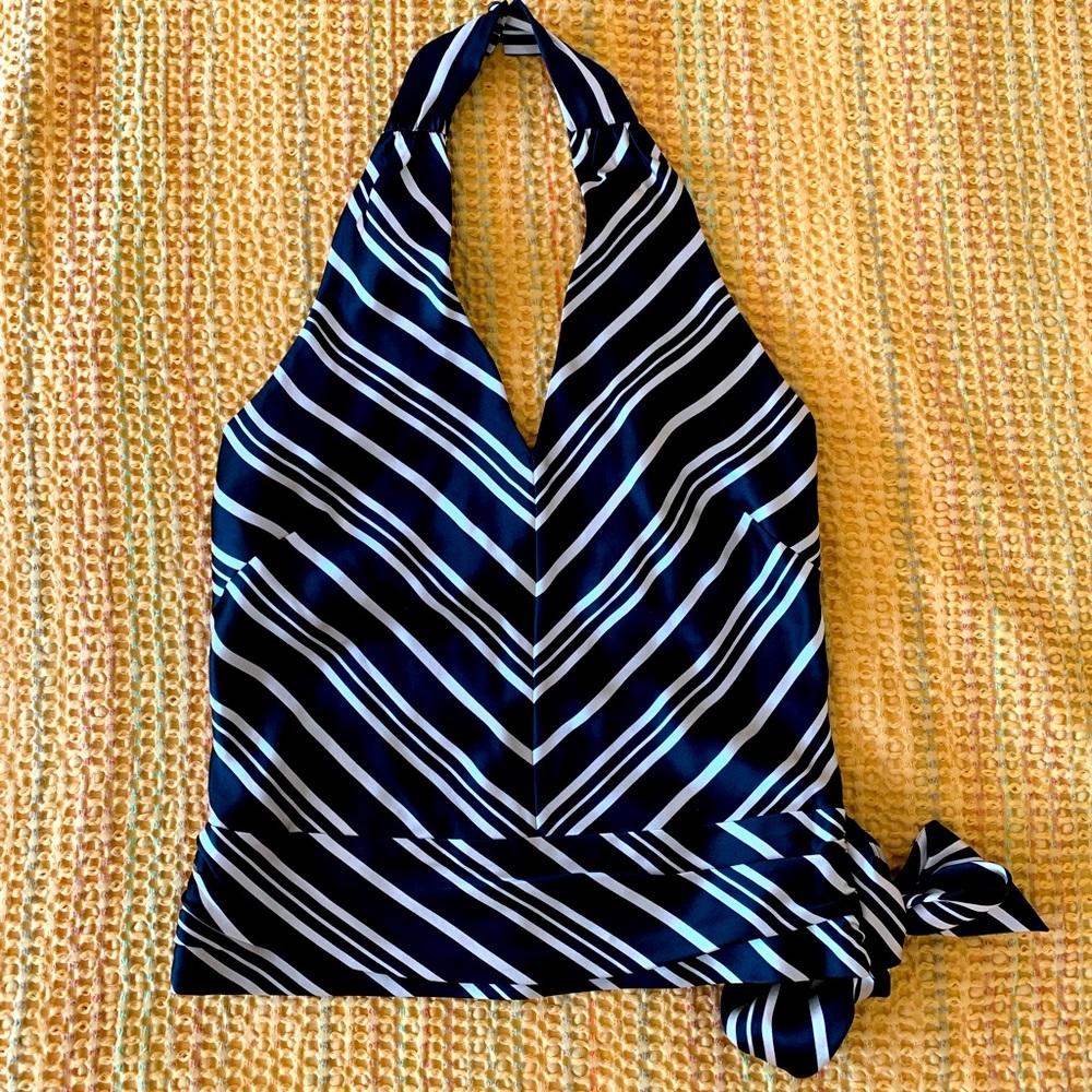 Banana Republic 100% silk halter top | size xs